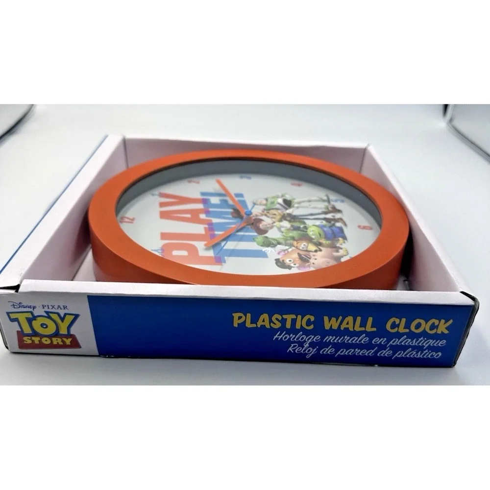 Disney Pixar Toy Story play time Plastic Wall‎ Clock 9.5
